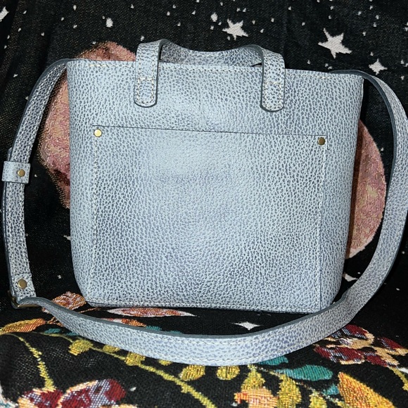 SOLD Portland Leather FOG mini crossbody zip tote - Picture 1 of 8